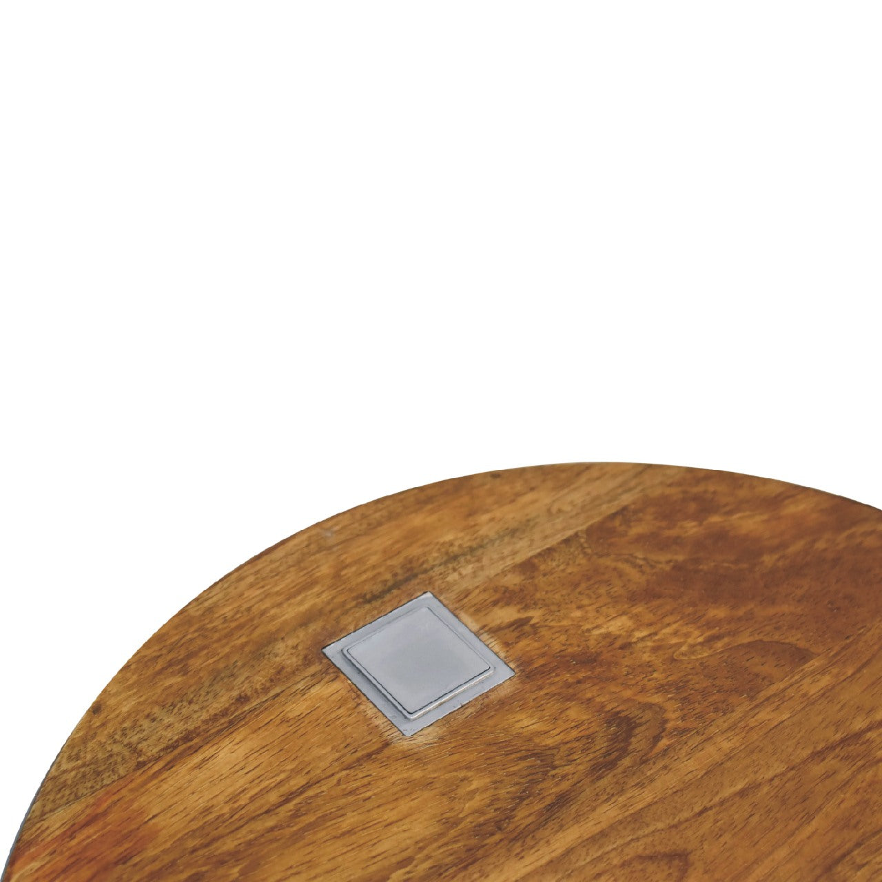 chestnut rounded bedside reading light