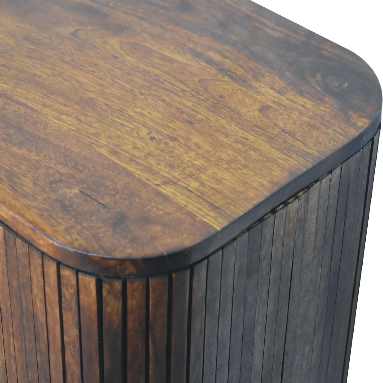 chestnut stripe cabinet