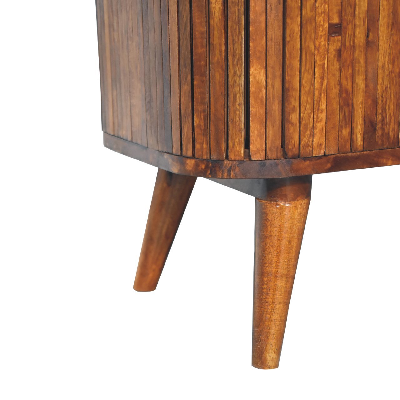 chestnut stripe cabinet