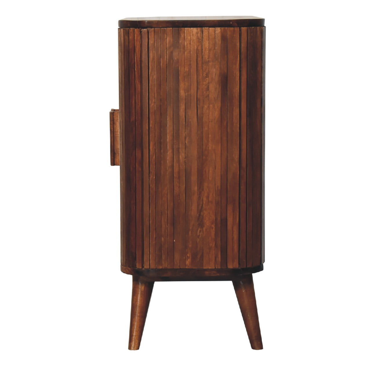 chestnut stripe cabinet