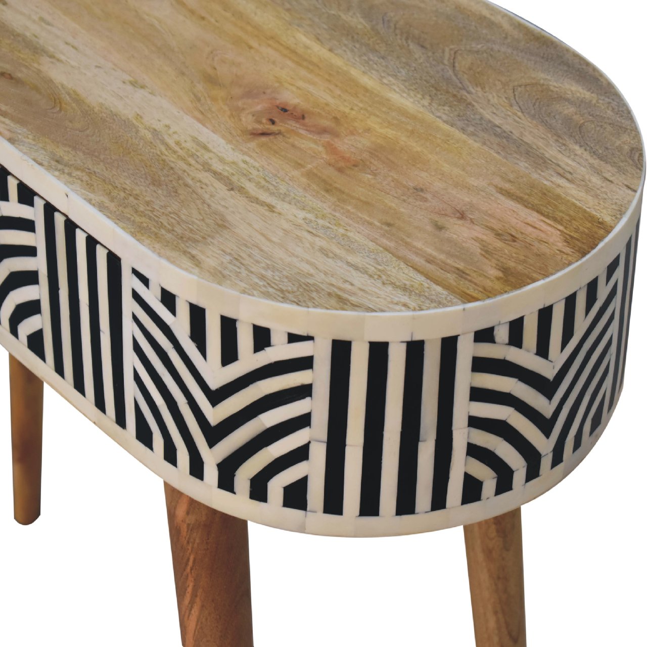 edessa bone inlay console table