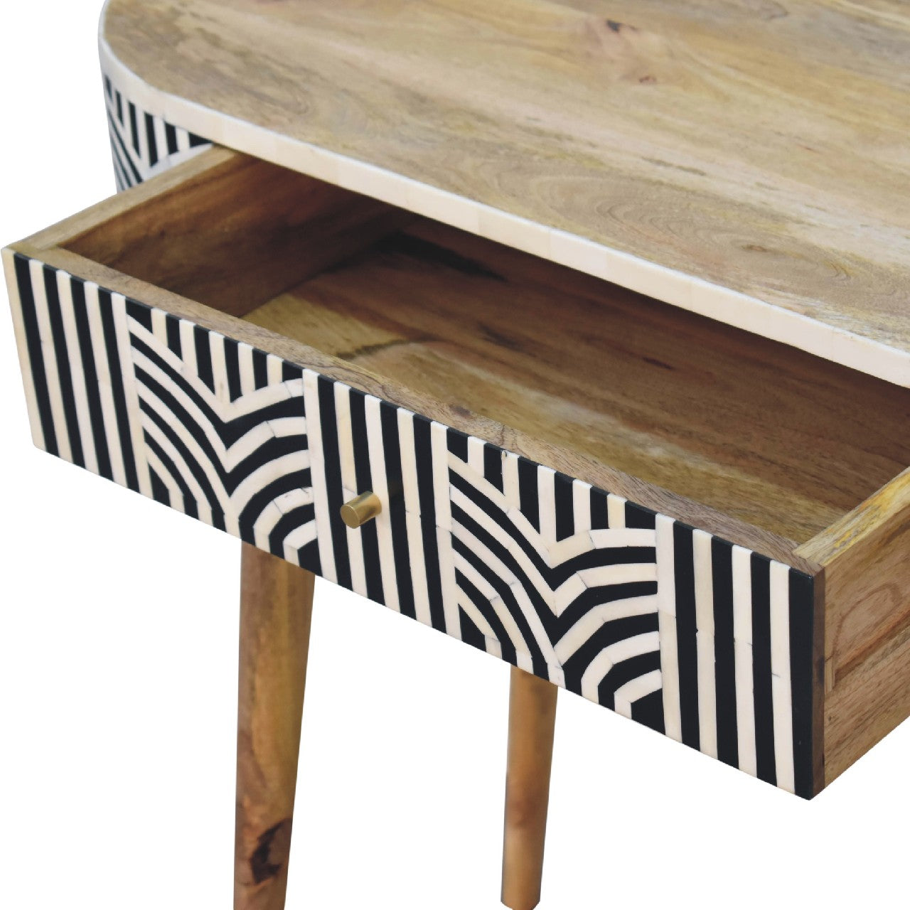 edessa bone inlay console table
