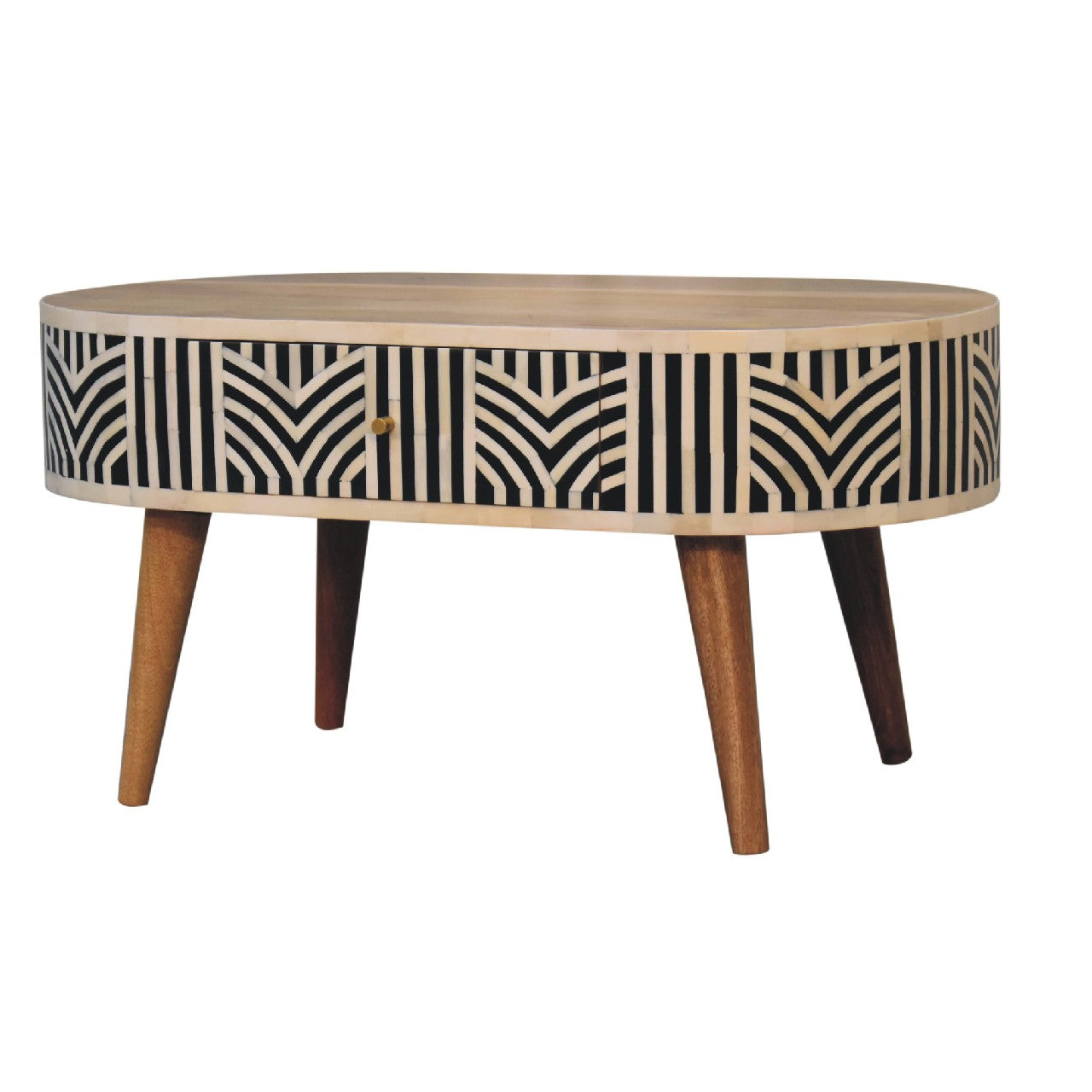 edessa bone inlay coffee table