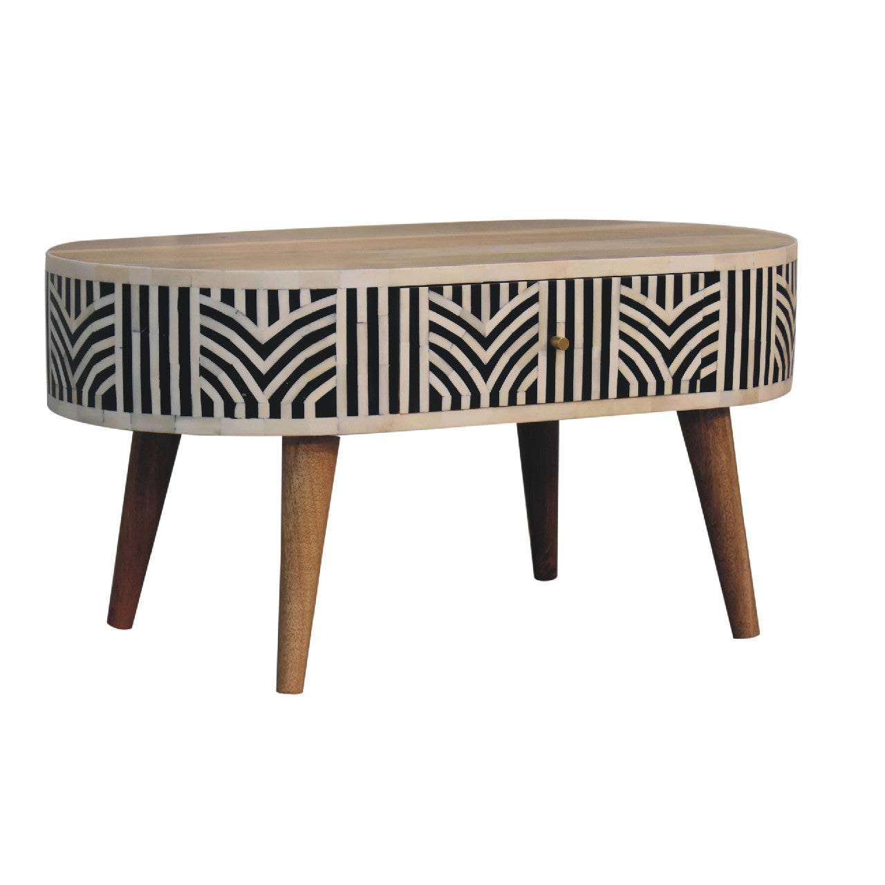 edessa bone inlay coffee table