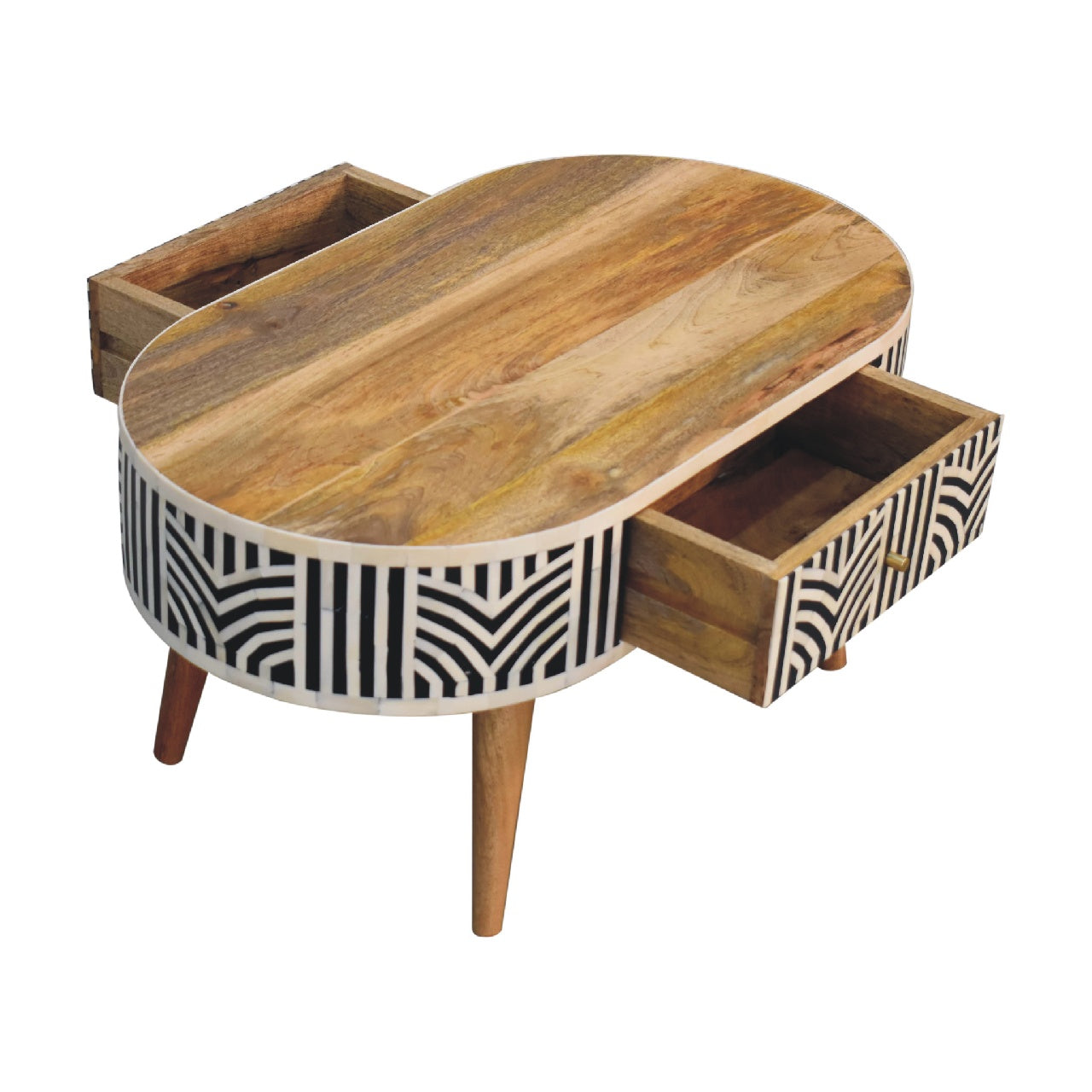 edessa bone inlay coffee table