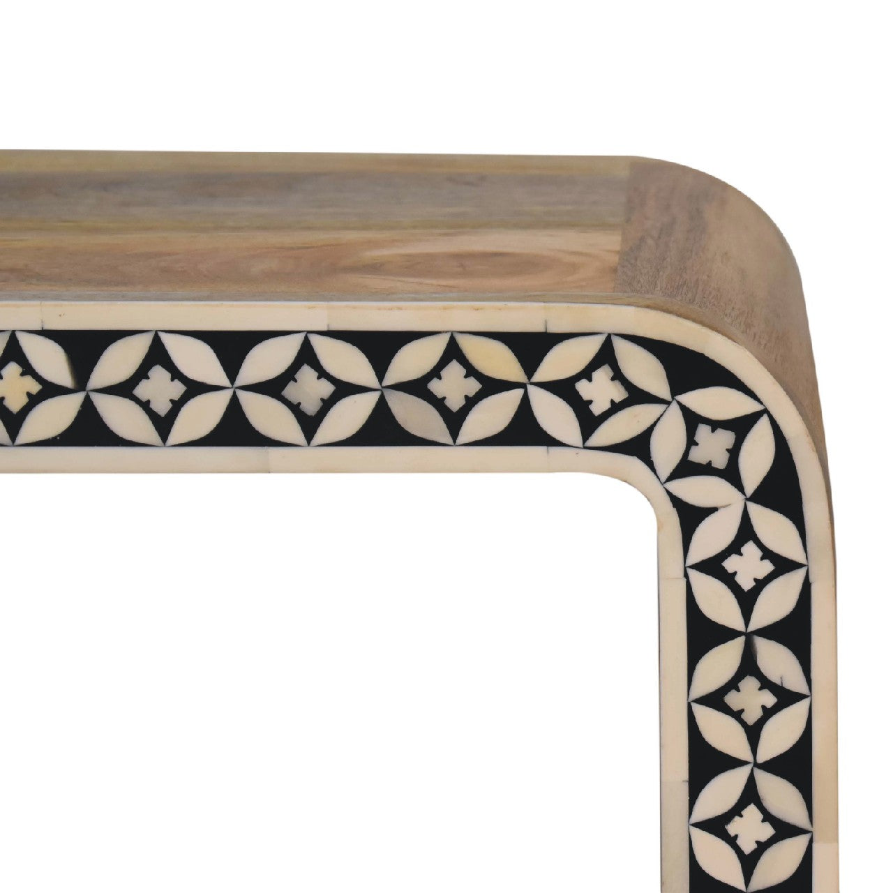 edessa bone inlay end table