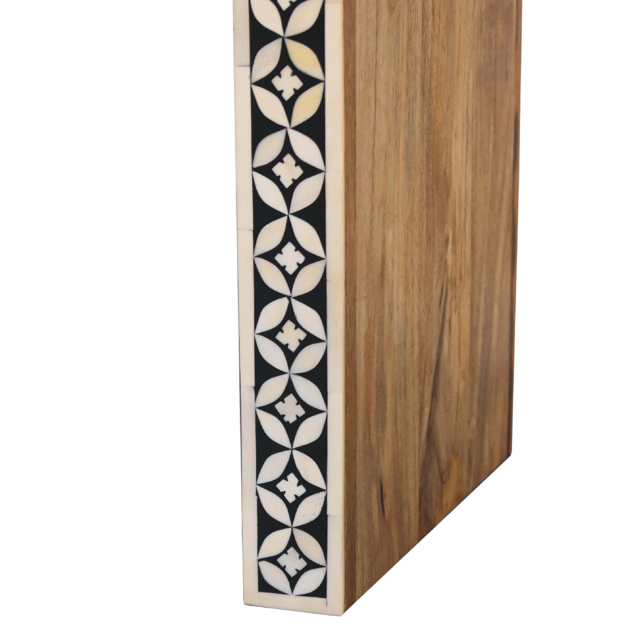 edessa bone inlay end table