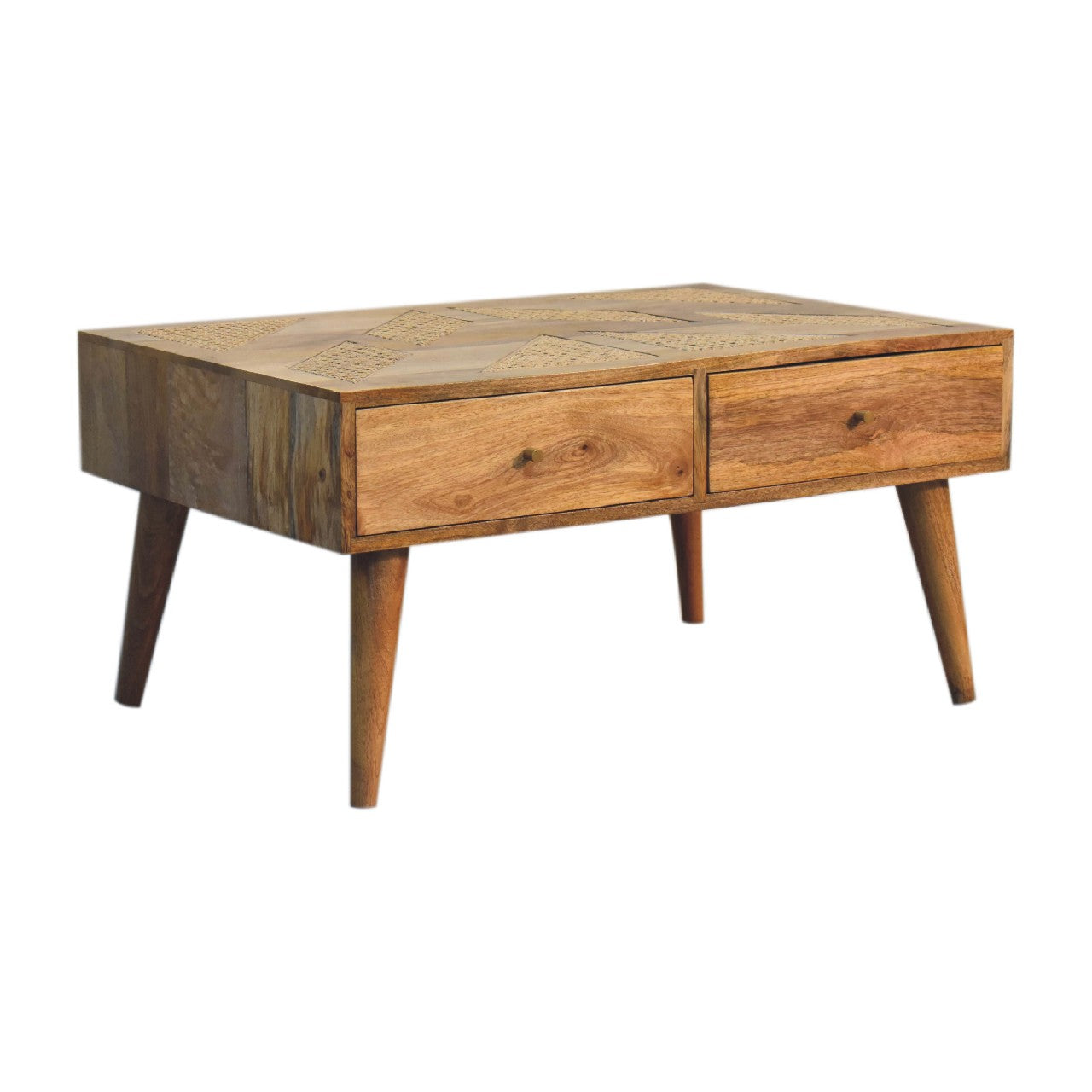 woven aztec coffee table