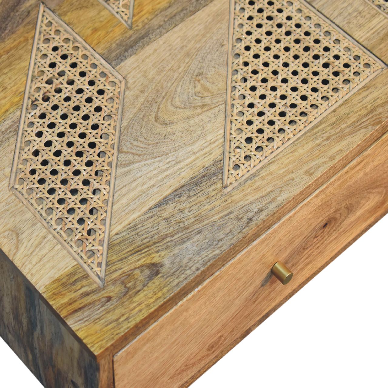 woven aztec coffee table