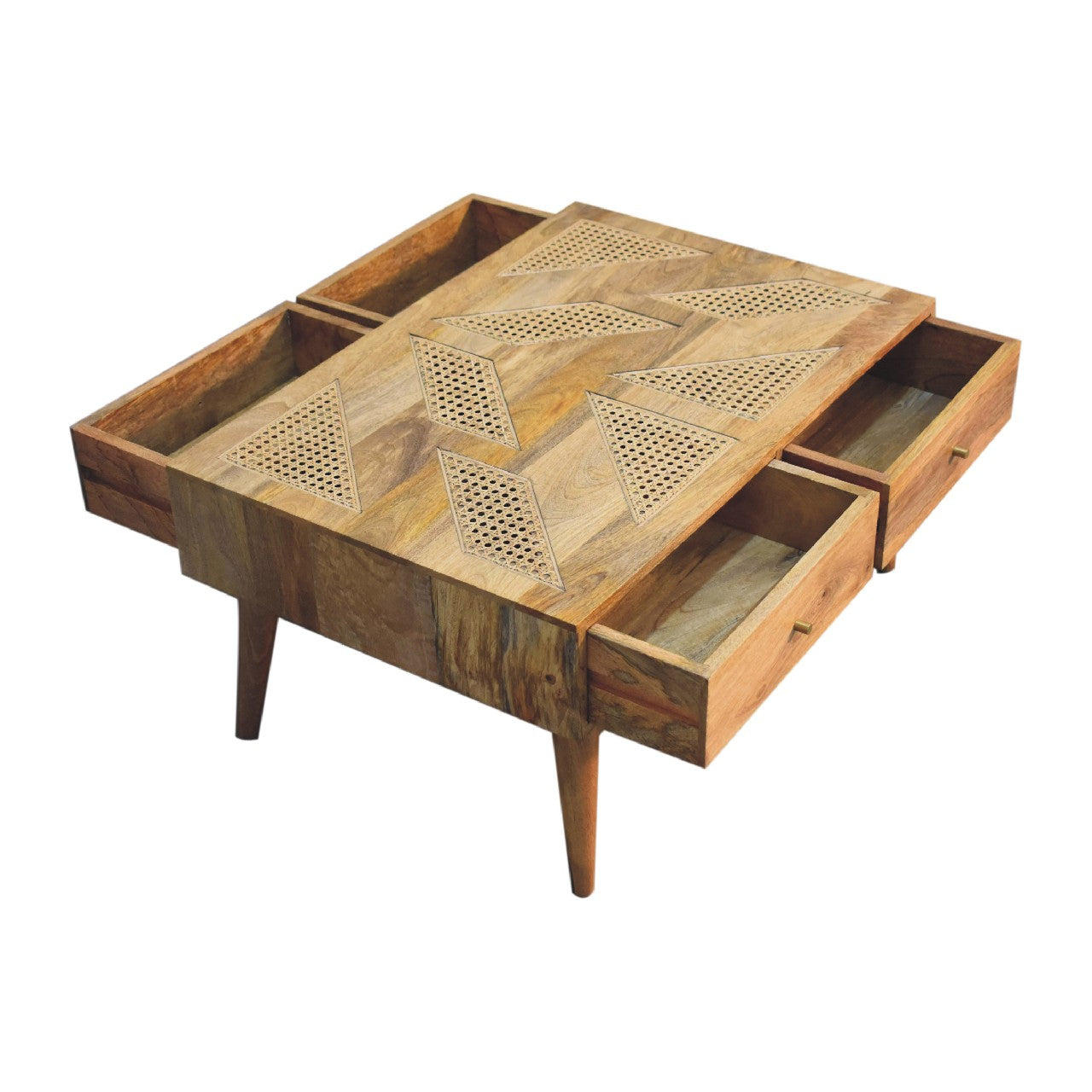 woven aztec coffee table