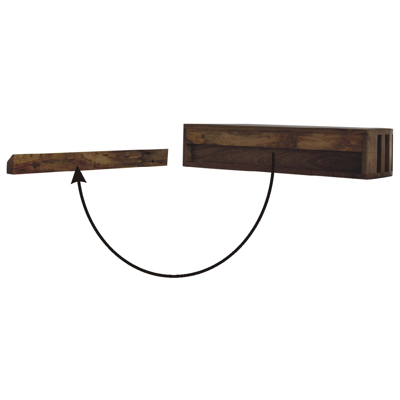 ariella wall mounted console table