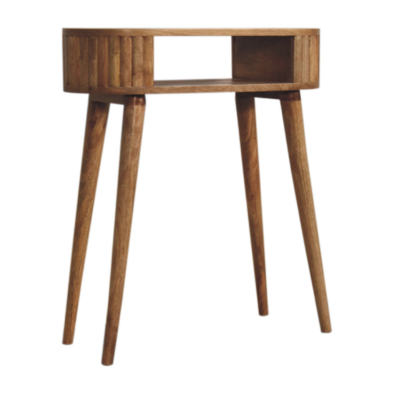 stripe writing desk