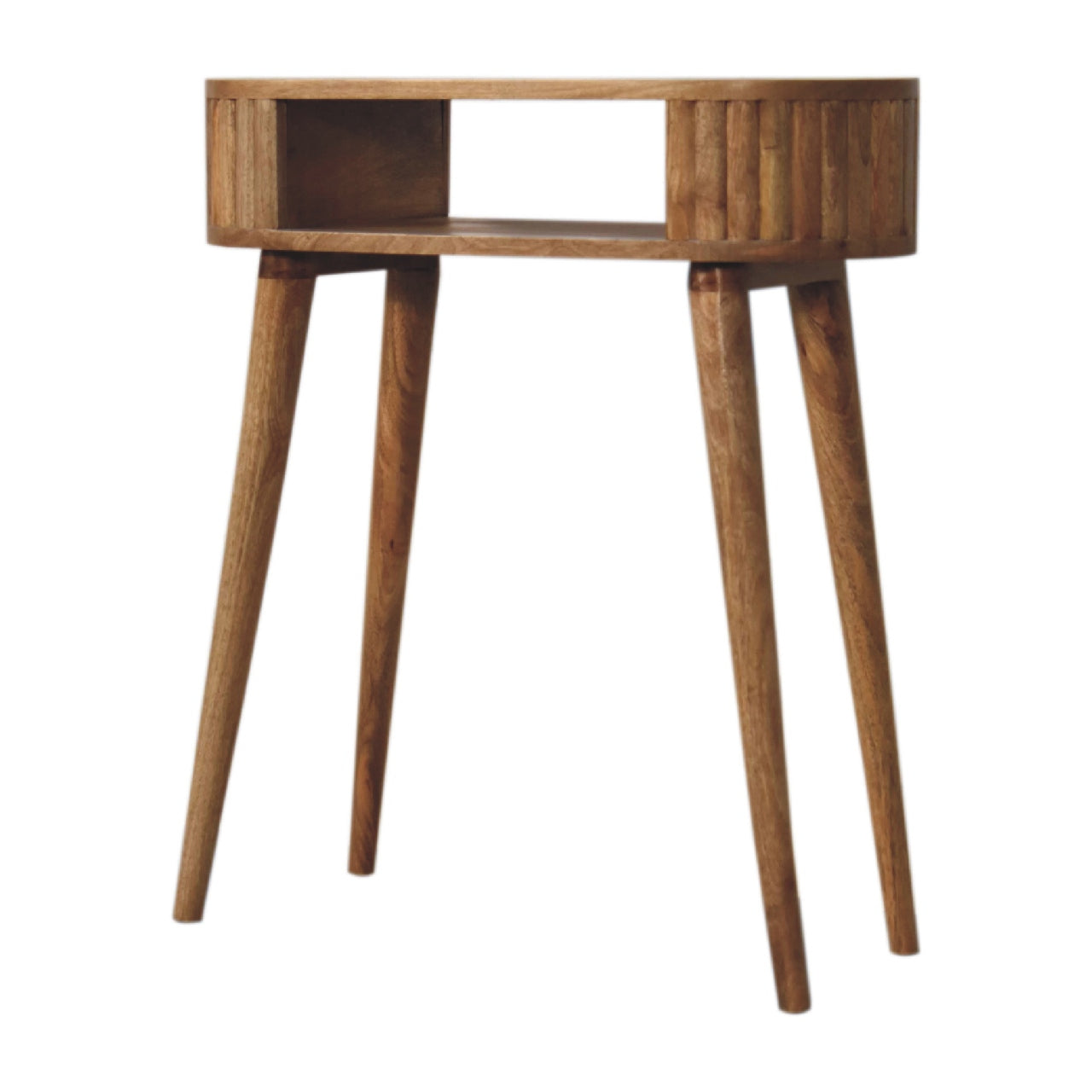 stripe writing desk