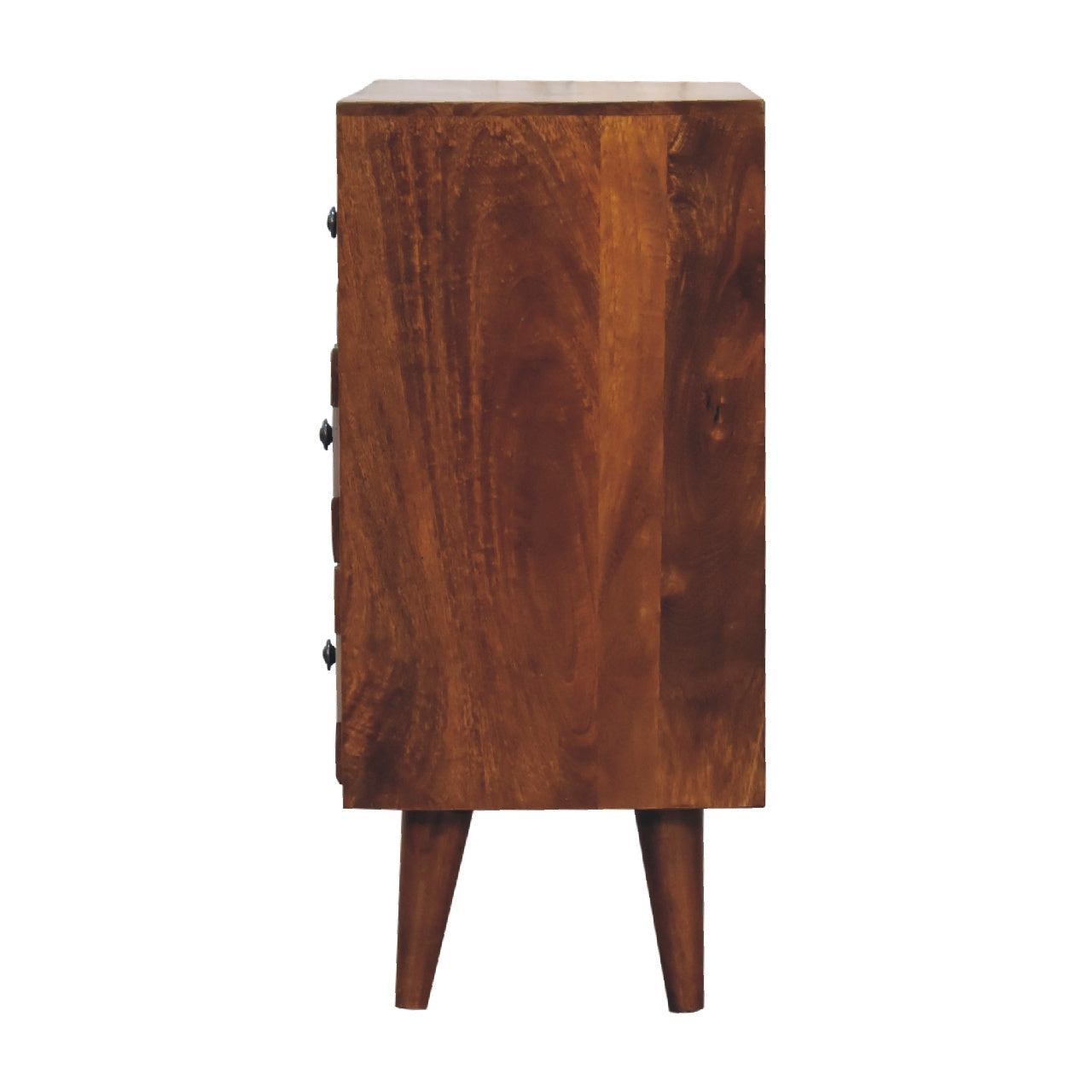 chestnut pineapple carved chest