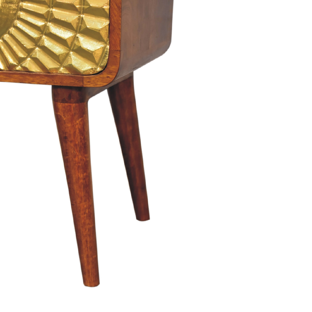 eden curved bedside