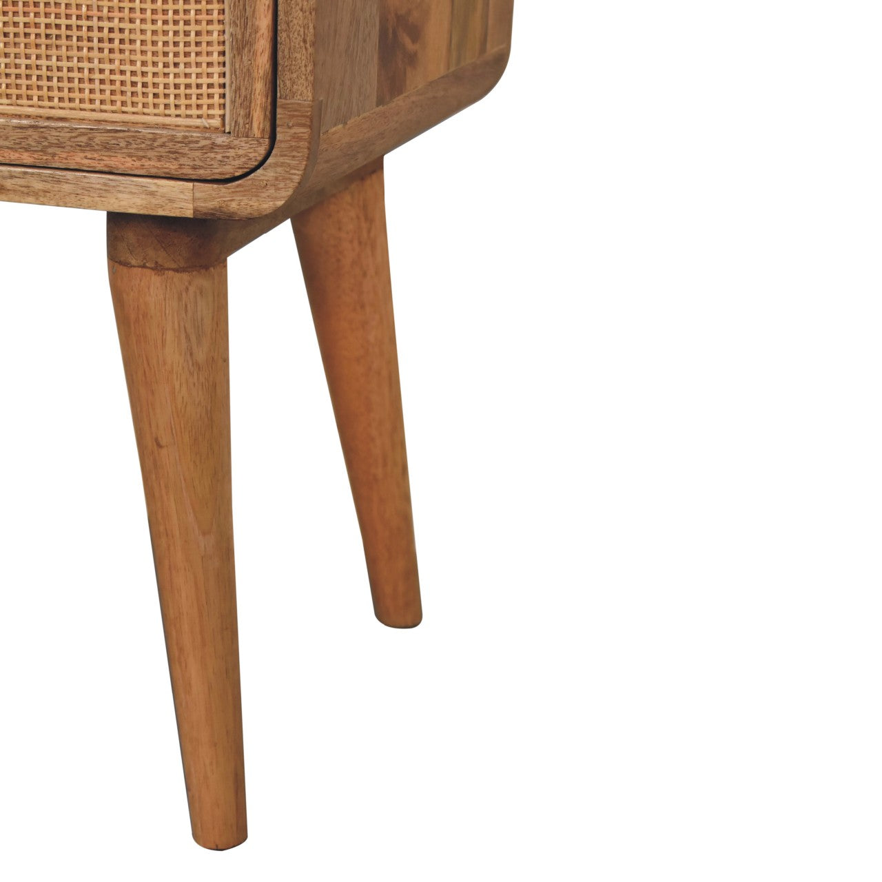 larrisa woven 2 drawers bedside