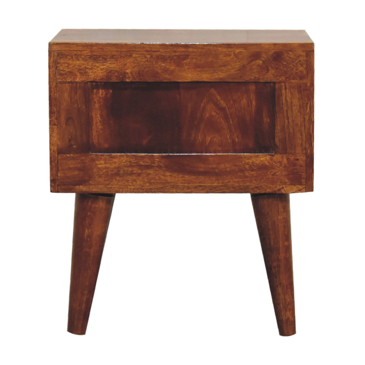mini chestnut modern solid wood bedside