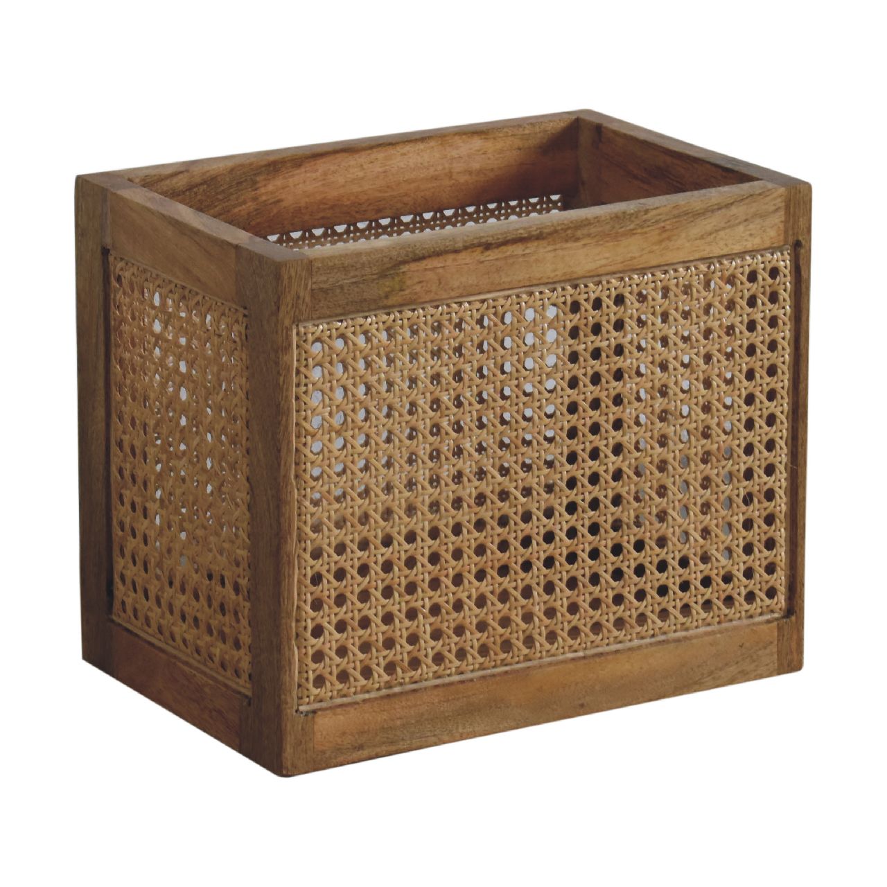 rattan storage basket