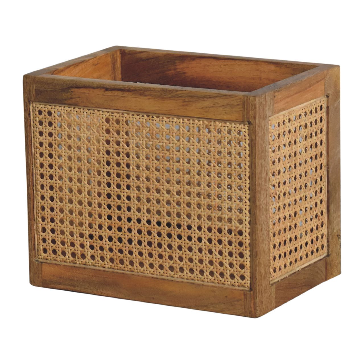rattan storage basket