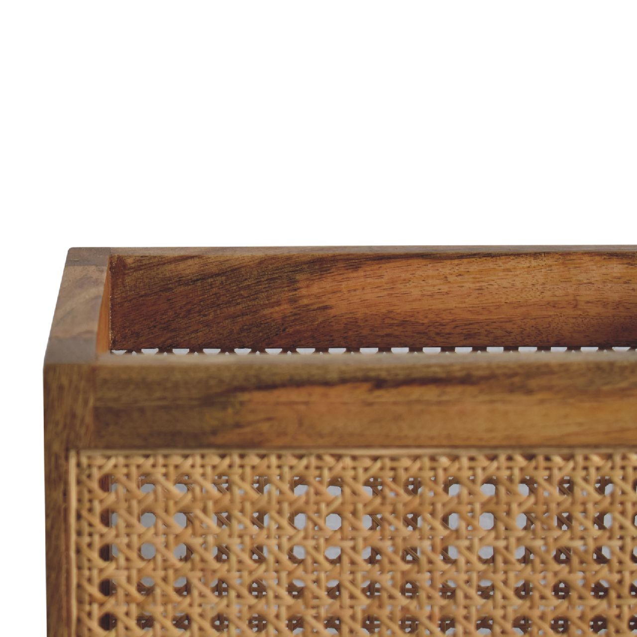 rattan storage basket