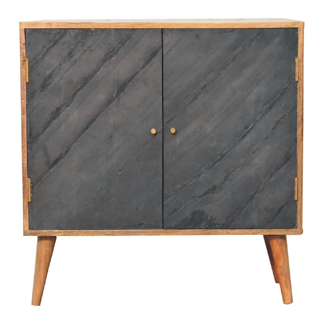 slate grey 2 door cabinet
