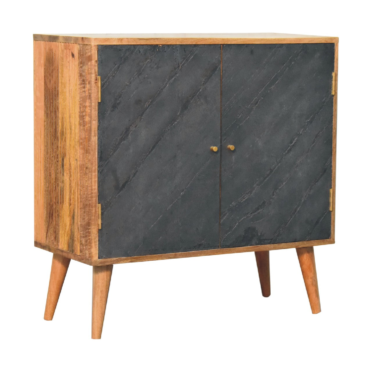 slate grey 2 door cabinet