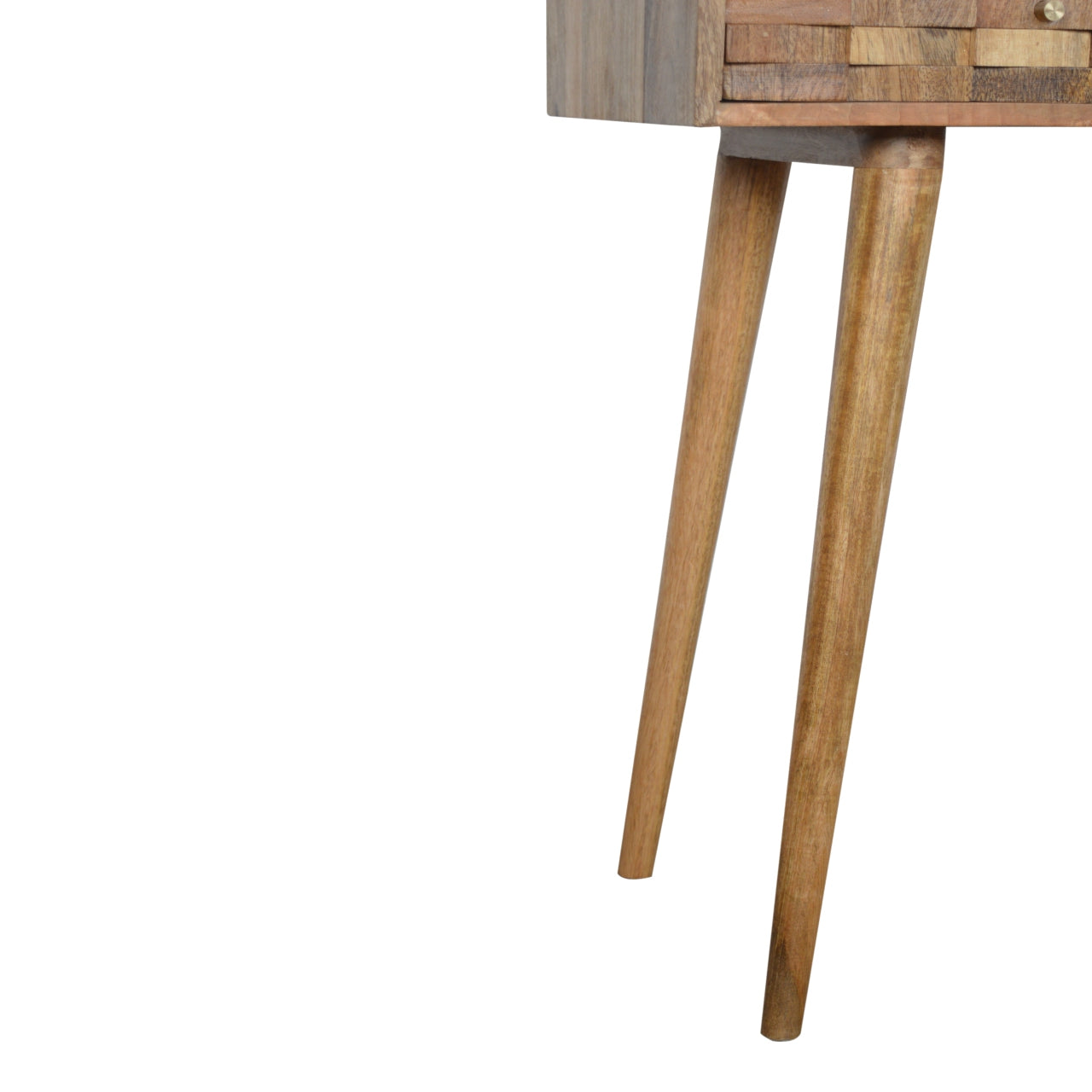Solid Wood Tile Carved Console Table