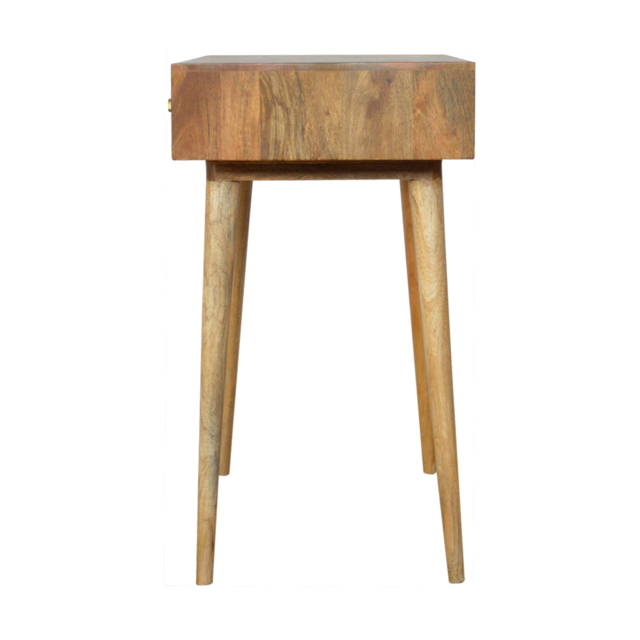 Solid Wood Tile Carved Console Table