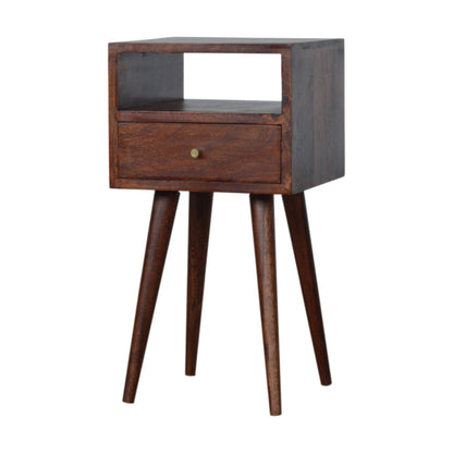 Solid Wood Small Cherry Finish Bedside