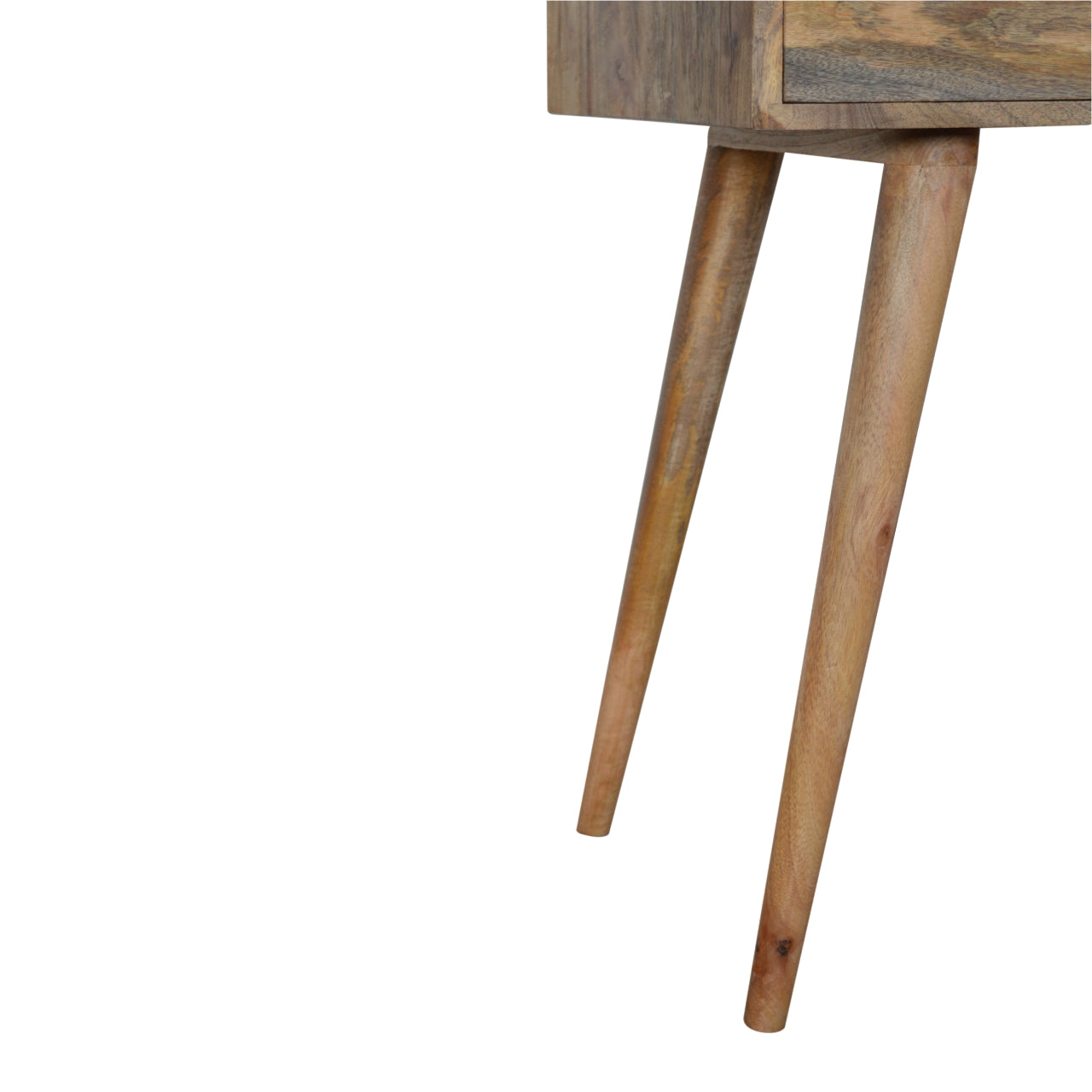 Solid Wood Bone Inlay Gallery Back Console Table