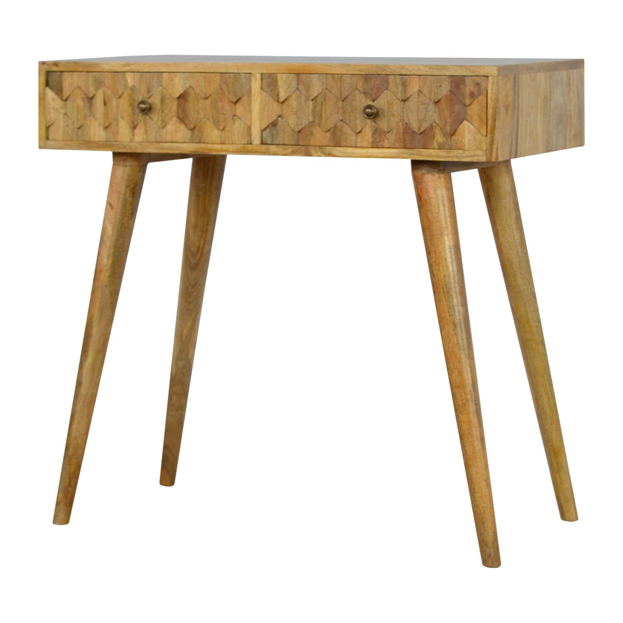 pineapple carved console table