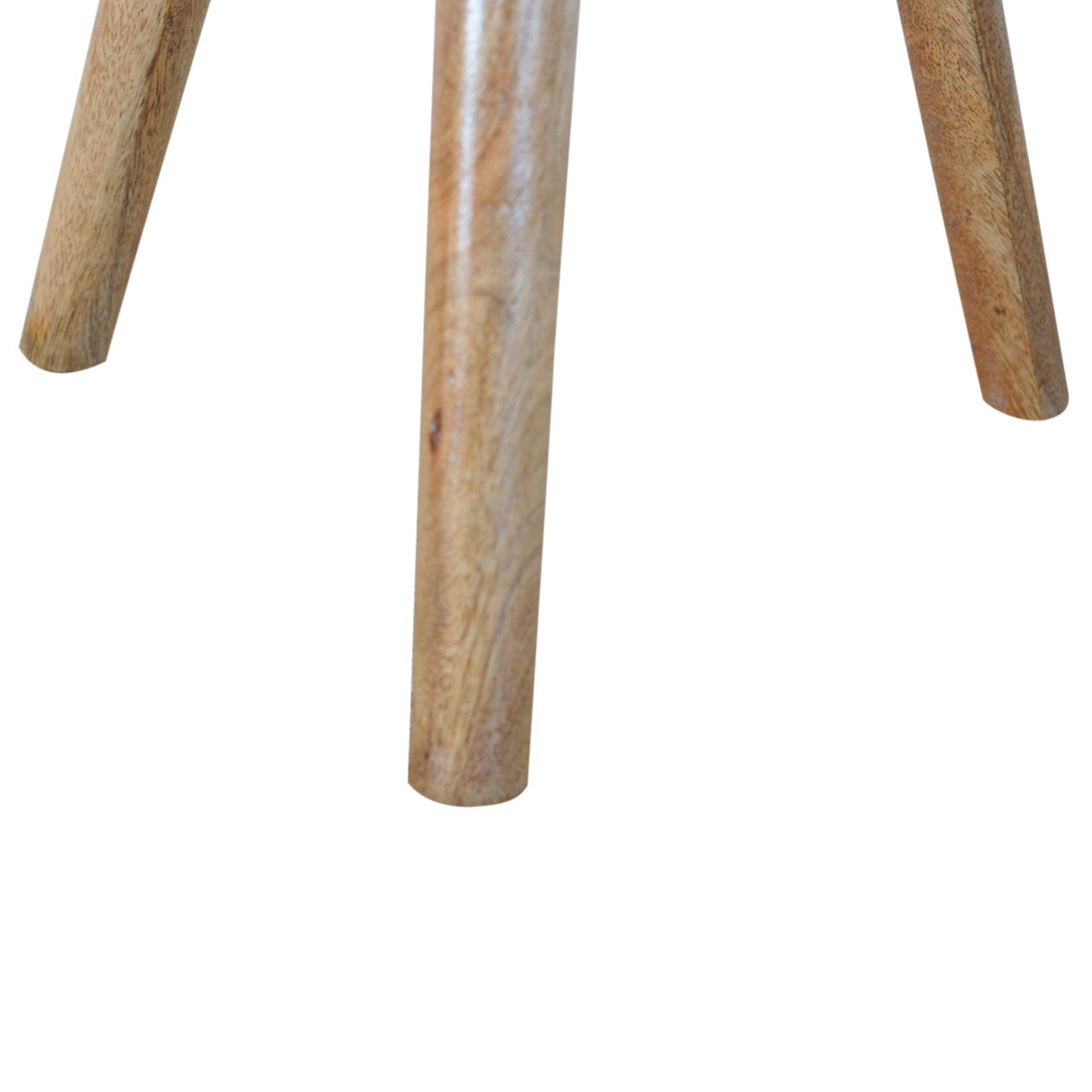 Solid Wood Round Tripod Stool