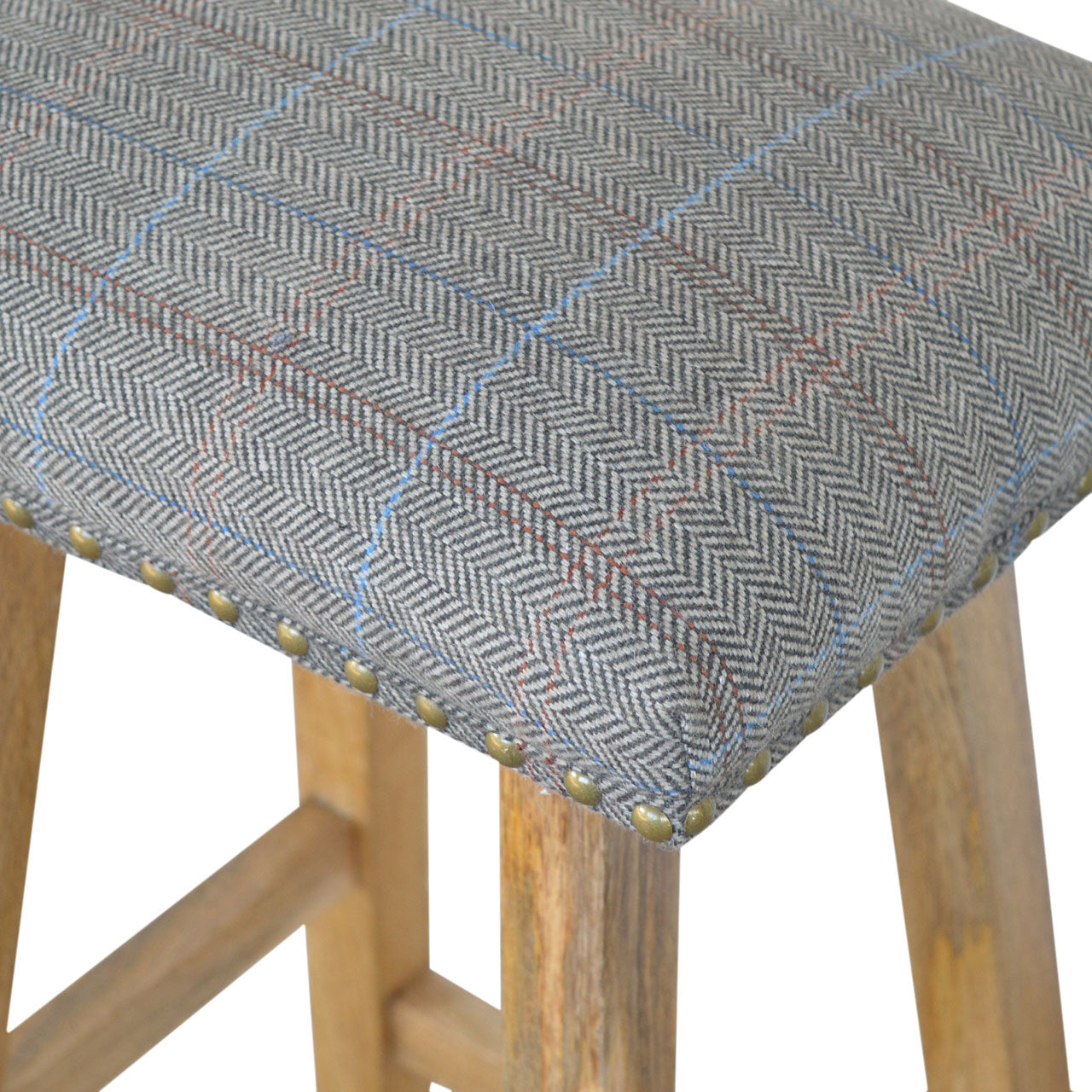 multi tweed bar stool kitchen home furniture