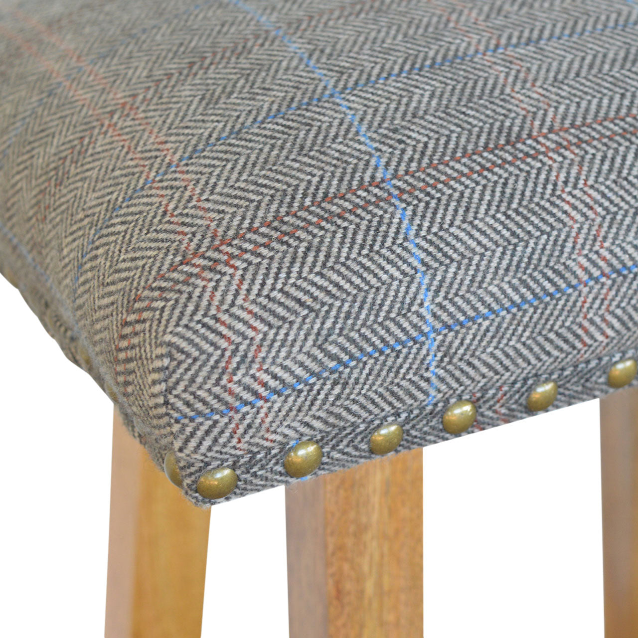 multi tweed bar stool kitchen home furniture