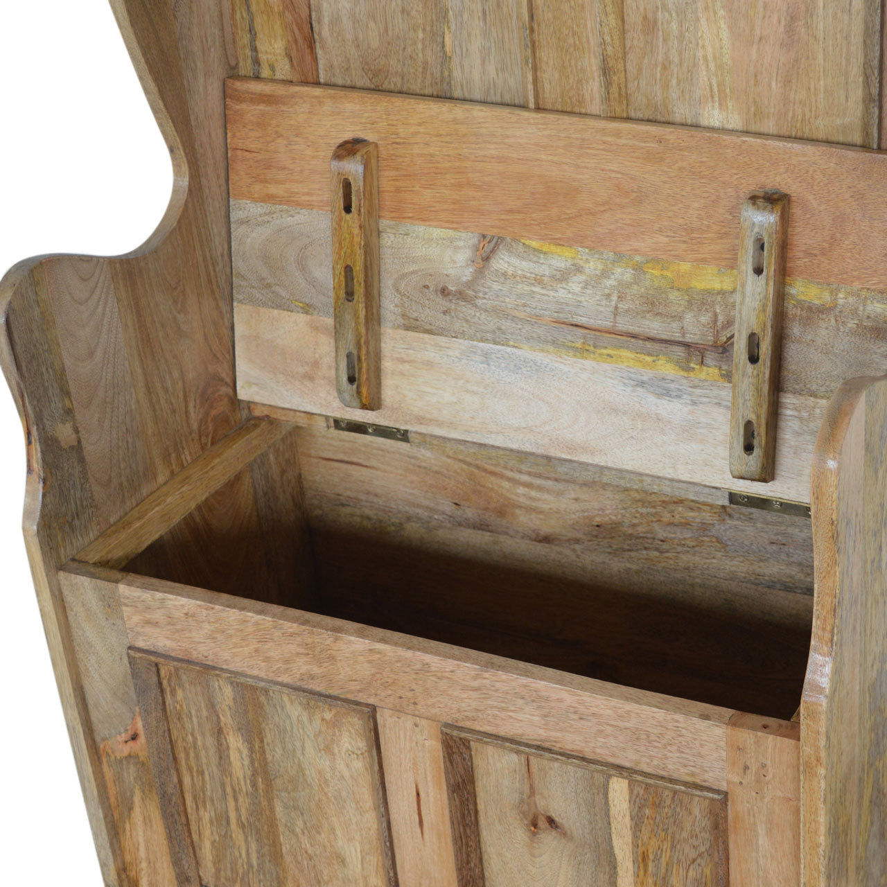 Solid Wood Granary Royale Monk Storage Bench