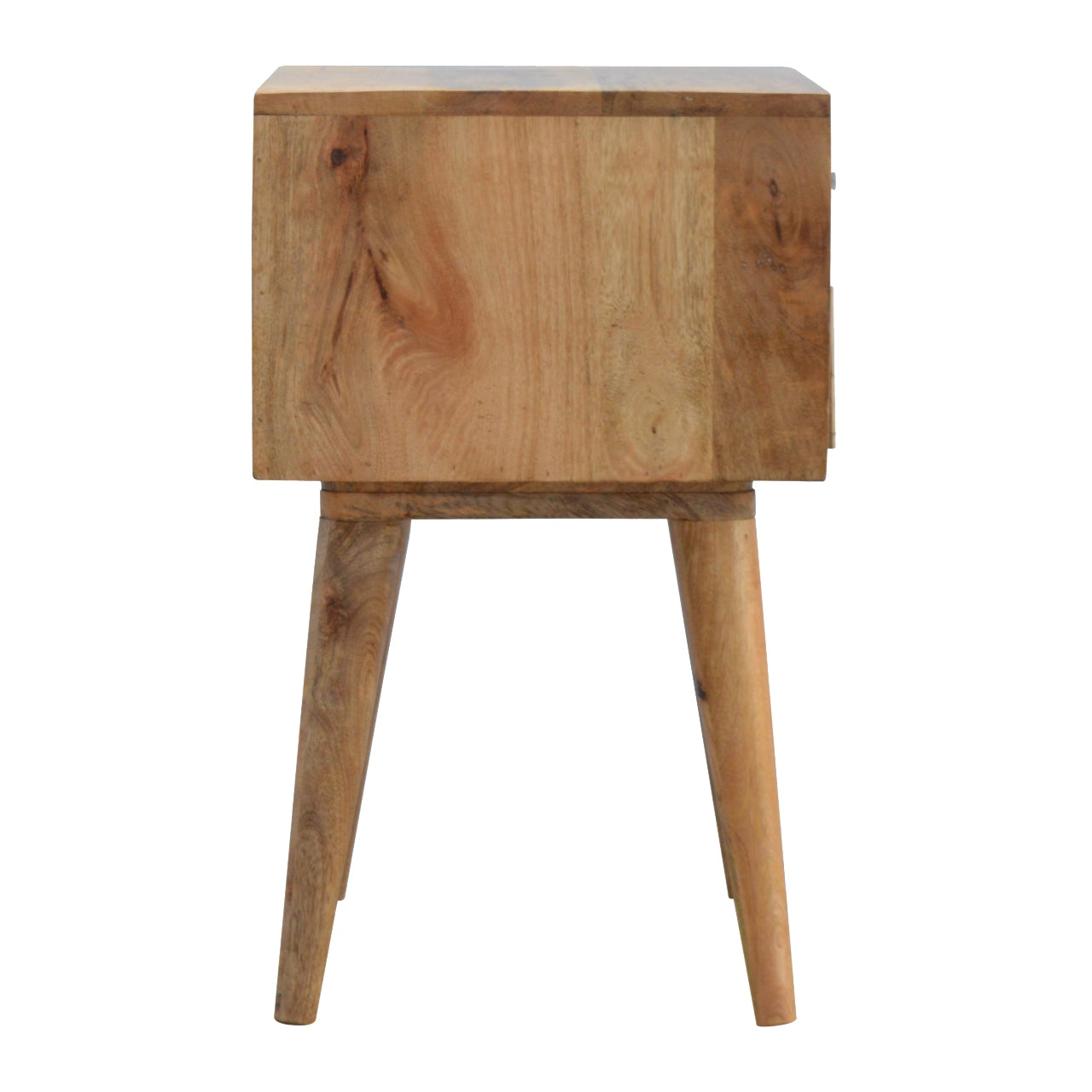 Solid Wood Bone Inlay Bedside with 2 Drawers