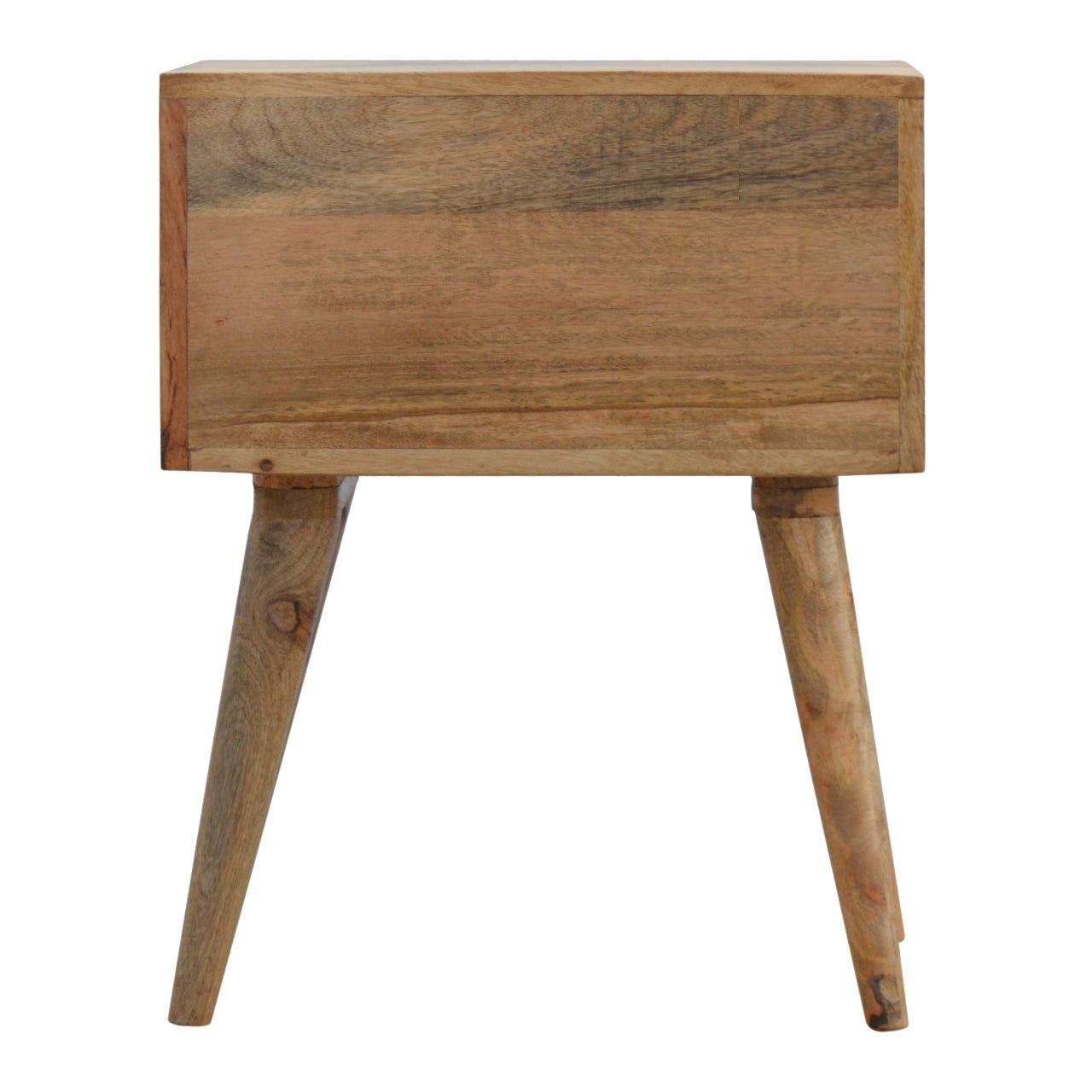Solid Wood Bone Inlay Bedside with 2 Drawers