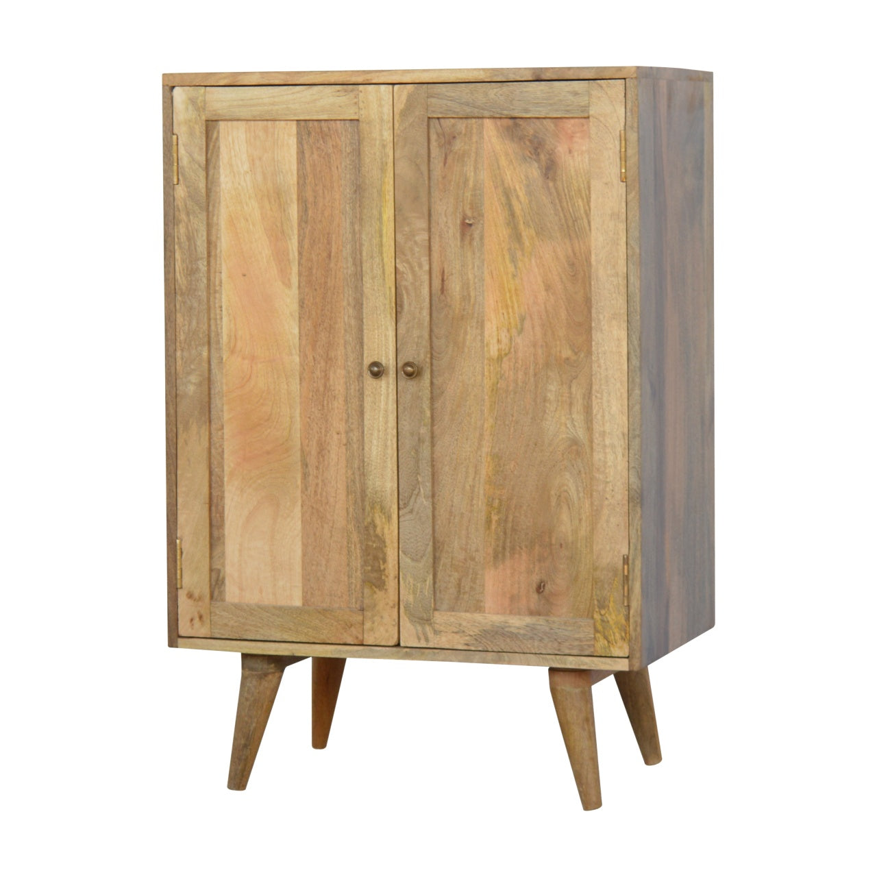 Solid Wood Nordic Style Wine Cabinet