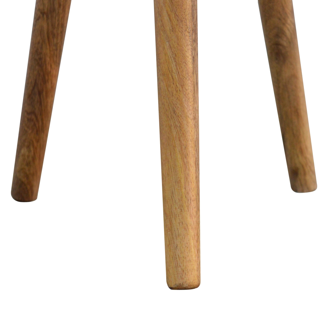 Solid Wood Bone Inlay Tripod Stool