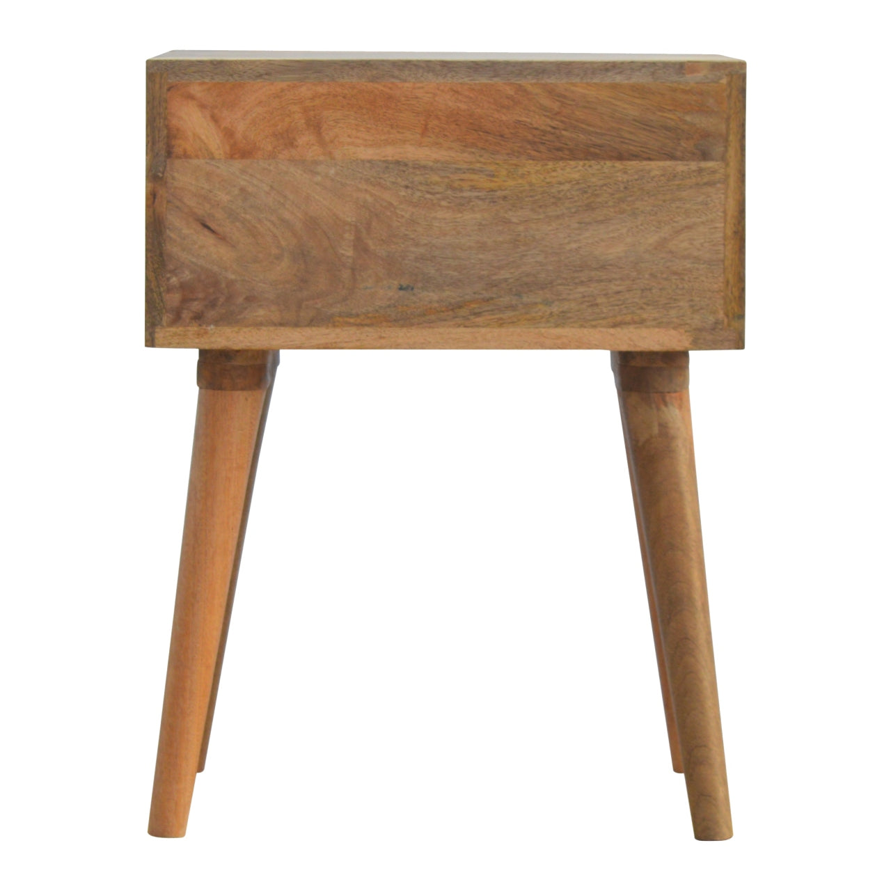 Solid Wood 2 Drawer Bedside | Pink Floral Design