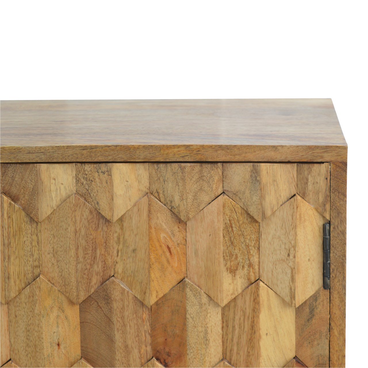 Solid Wood Pineapple Carved Cabinet