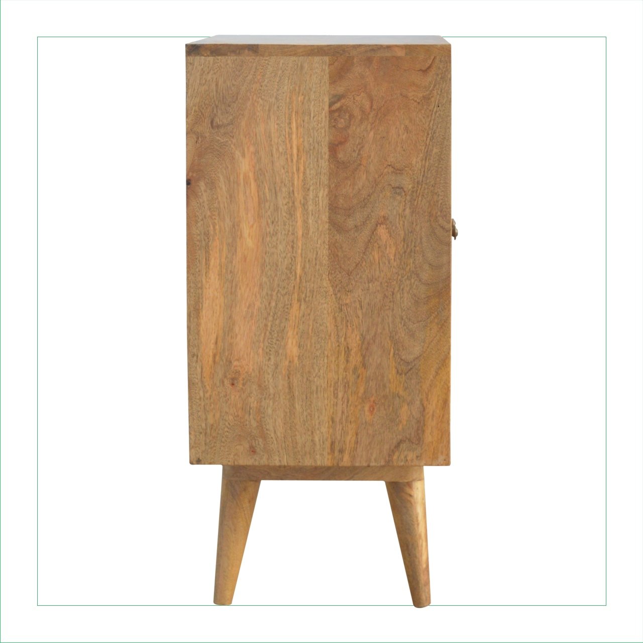 Solid Wood Pineapple Carved Cabinet