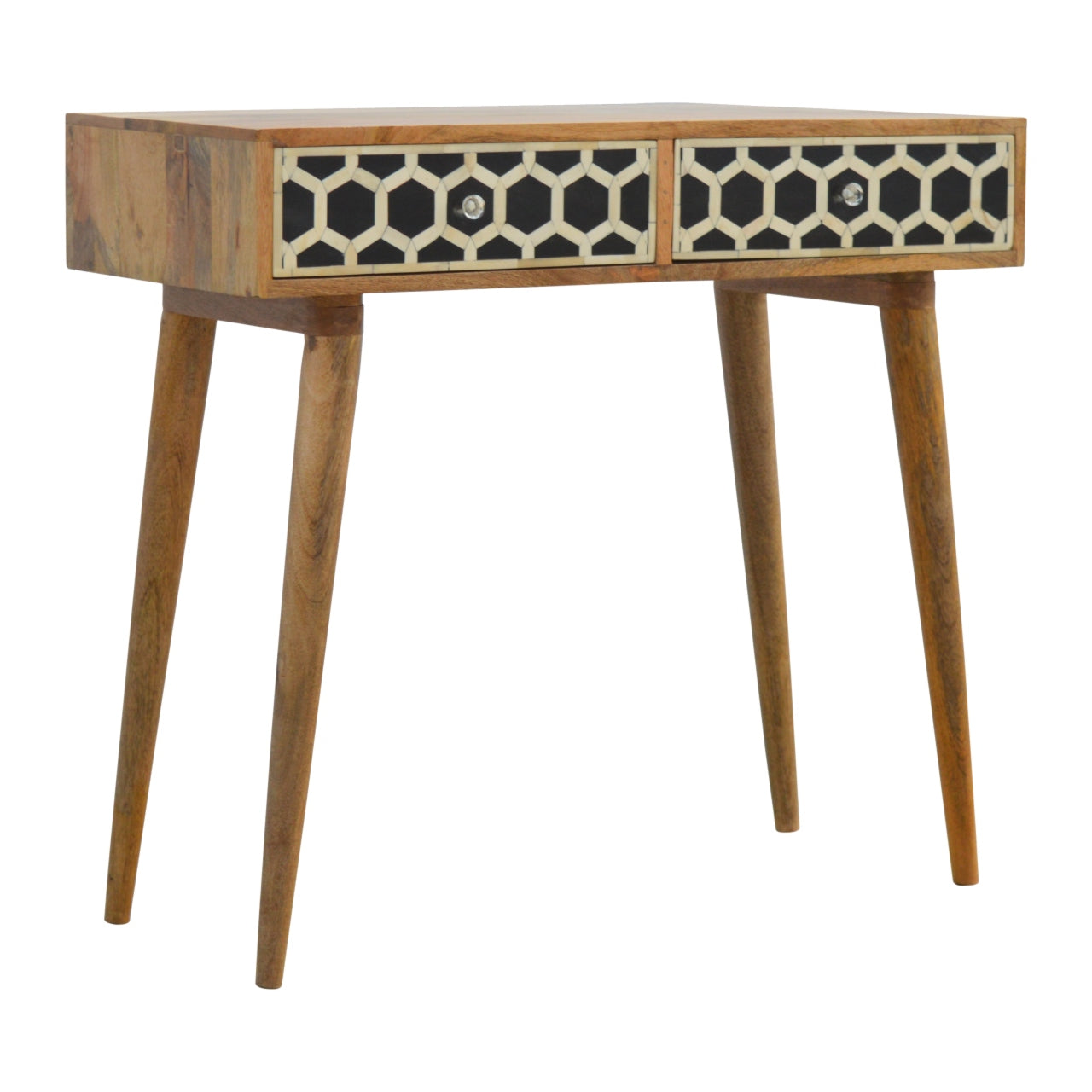 Solid Wood Bone Inlay Console Table