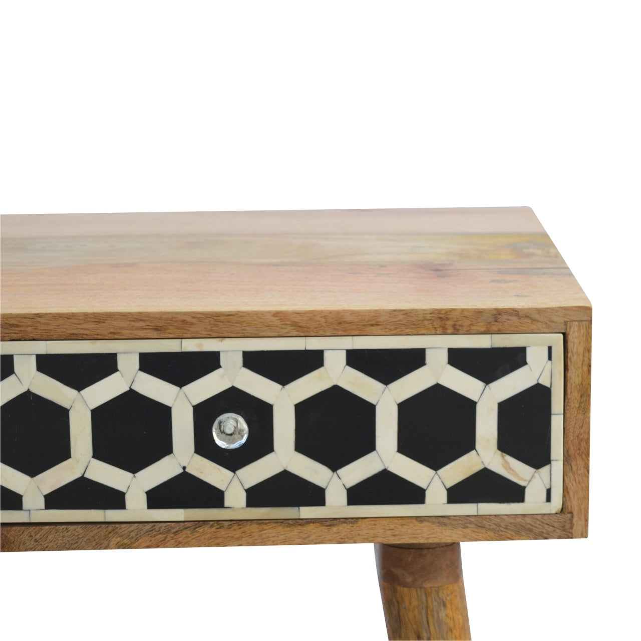 Solid Wood Bone Inlay Console Table