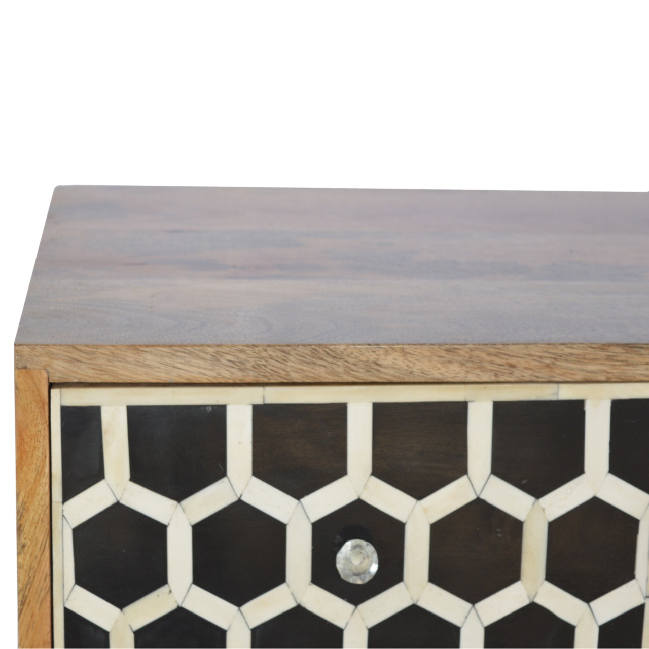 Solid Wood Bone Inlay Chest
