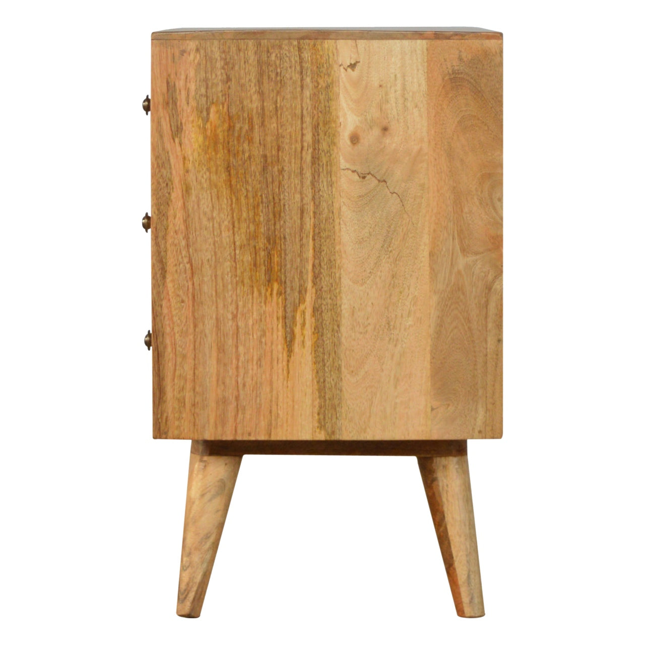 Solid Wood Pineapple Carved Sideboard