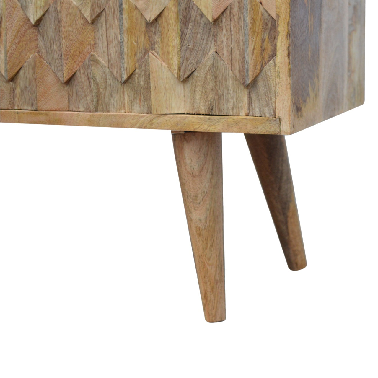 pineapple carved tv stand with sliding door