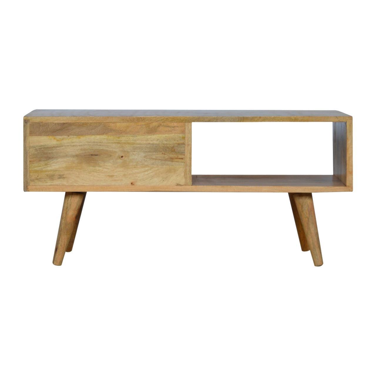 pineapple carved tv stand with sliding door