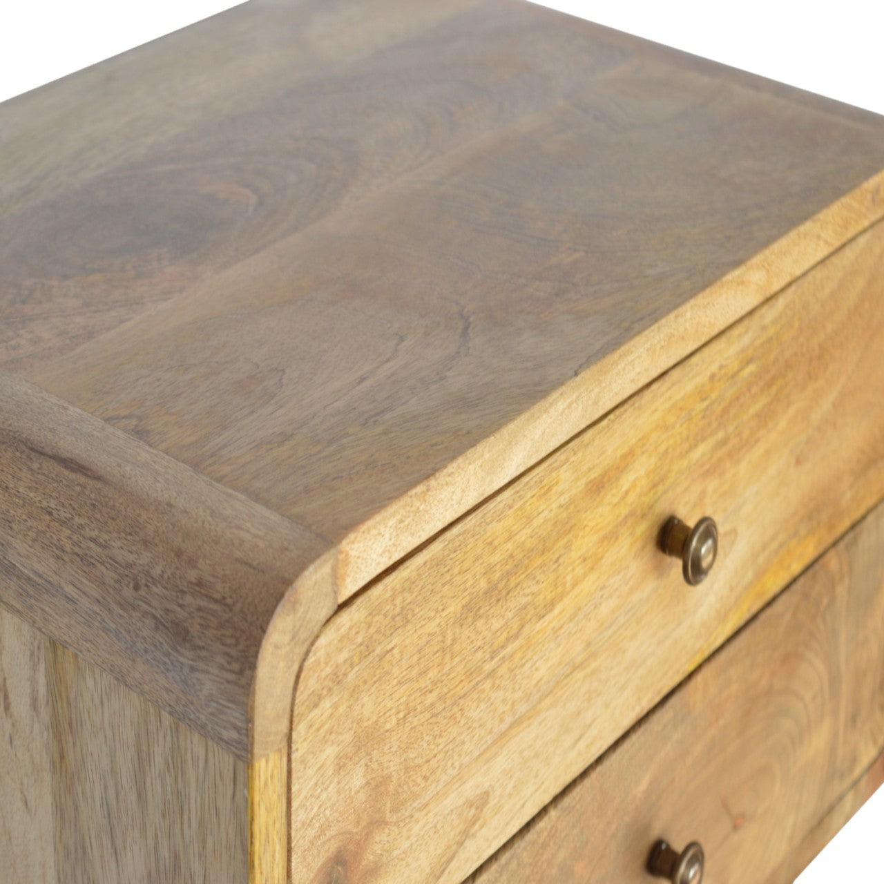 Solid Wood Light Oak Wall Mounted Bedside