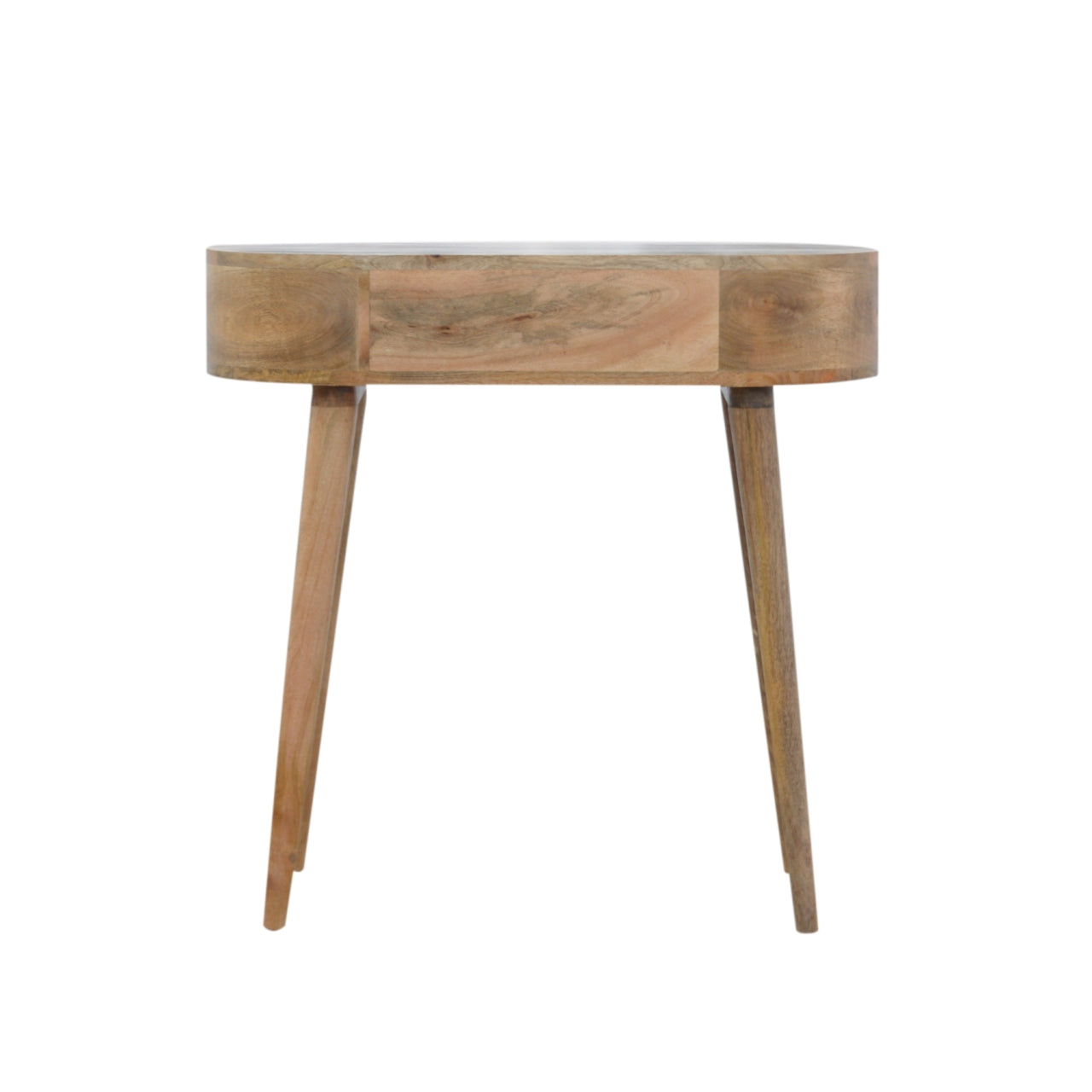 Solid Wood Rounded Console Table